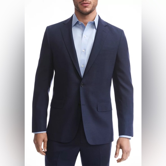 Brooks Brothers Men's Explorer Fitzgerald Fit Blue Wool Blazer Size 42R